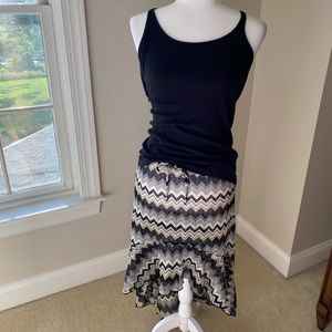 Becca hi-low swim skirt coverup